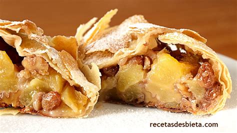 Receta De AutÉntico Strudel De Manzana Recetas De Esbieta