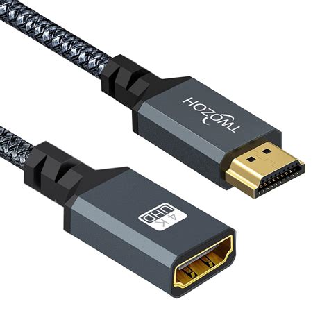 Twozoh Hdmi Extension Cable M Ft Hdmi Male To Female Hdmi Cable