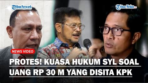 Protes Kuasa Hukum Syl Pertanyakan Uang Rp Miliar Yang Disita Kpk