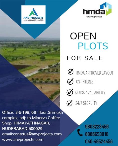 OPEN PLOTS FOR SALE Plots For Sale Real Estate Marketing Design