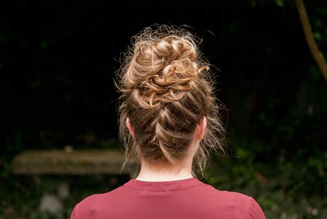 Upside Down French Braid Bun Tumblr