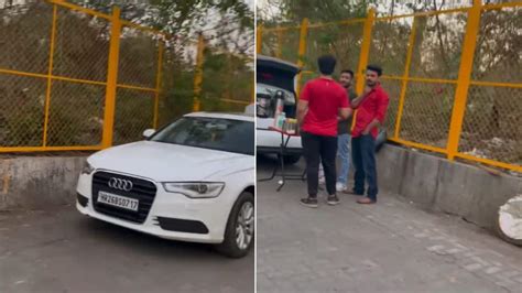 Audi Chai Wala Mumbai Man Sells Tea Form Luxury Sedan Video Goes