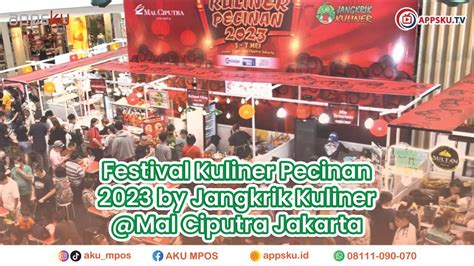 Festival Kuliner Pecinan 28 April 7 Mei 2023 By Jangkrik Kuliner