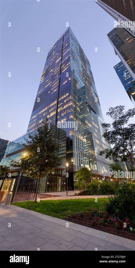 Tel Aviv Israel October 19 2023 Modern Skyscrapers In The