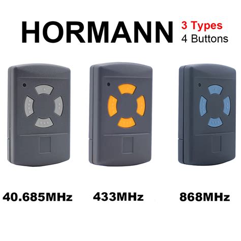 Command HORMANN Ouvre Porte De Garage HSE HSM HS 2 4 40 685MHz 433MHz