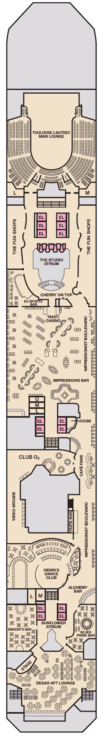 Carnival Conquest Deck Plans