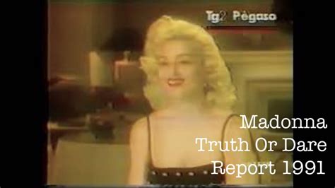 Madonna Truth Or Dare In Bed With Madonna Report Italy Youtube