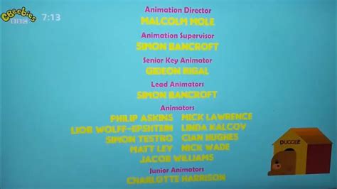 Hey Duggee Rolys First Day Credits Youtube