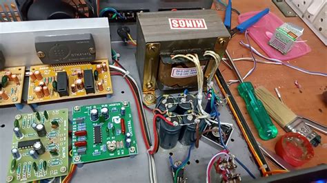 Stk Amplifier Using Sanyo Ic Youtube