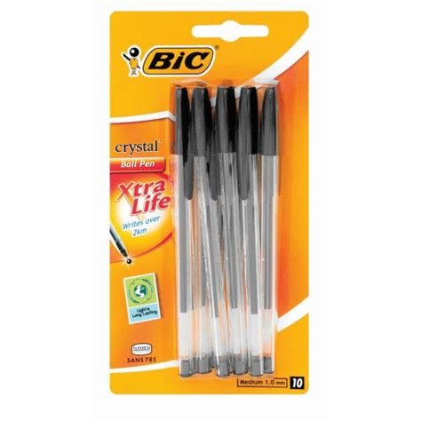 Bic Crystal Xtra Life Ballpoint Pens Black Pack Of Hifi Corporation