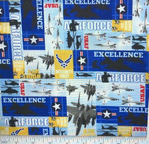 Us Air Force Quilt Fabric