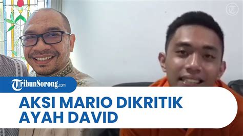 Kabel Ties Jadi Mainan Mario Dandy Dikritik Ayah David Ozora Jangan