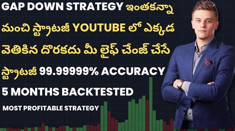 Gap Down First Candle Strategy By Yours Telugu Trader YTT Strategy