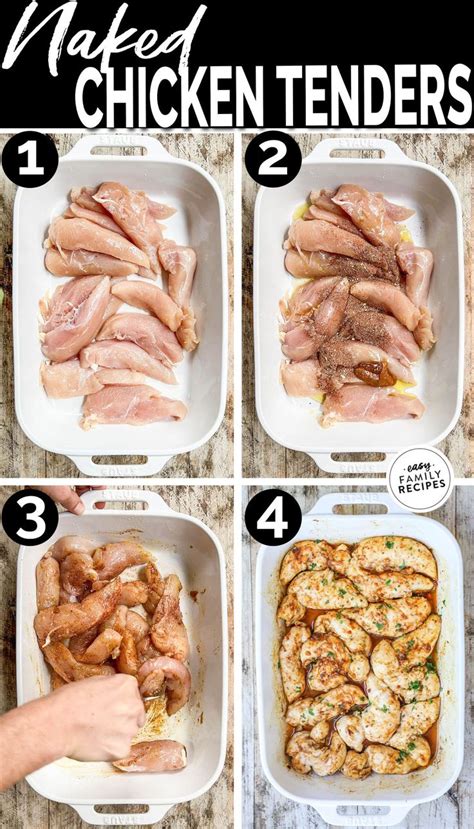 Oven Baked Chicken Tenders No Breading Chicken Tenderloin Recipes