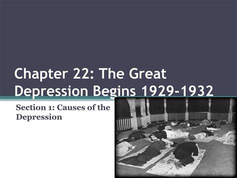 Ppt Chapter The Great Depression Begins Powerpoint