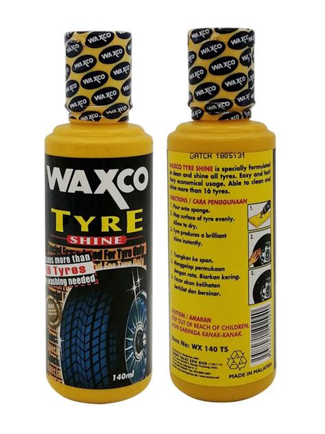 Tyre Shine Ml Waxco Auto Care