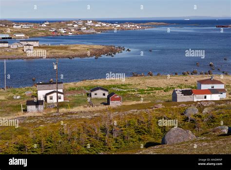 Town Of Red Bay Seen From The Boney Shore Trail Red Bay Labrador