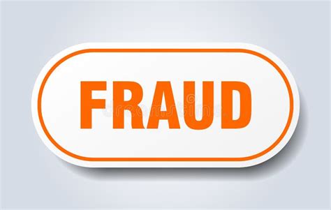 Fraud Sticker Stock Vector Illustration Of Banner 158776353