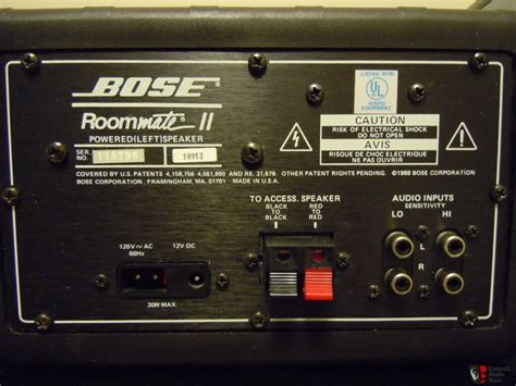 Bose Roommate II Powered Speakers Photo 242112 Canuck Audio Mart