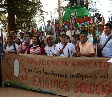 Autoridades indígenas declaran emergencia educativa en el Cauca