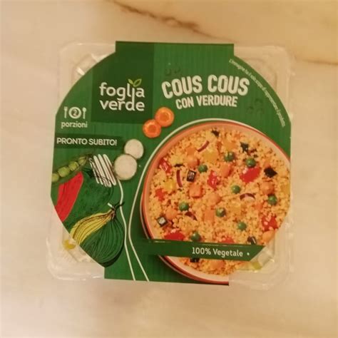 Foglia Verde Cous Cous Con Verdure Review Abillion