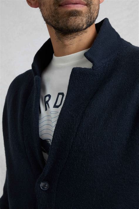 Brad Knitted Cardigan Midnight | Weird Fish