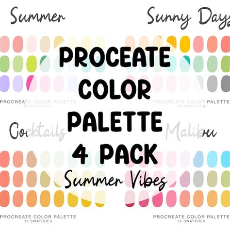 Soft Summer Color Swatches Etsy