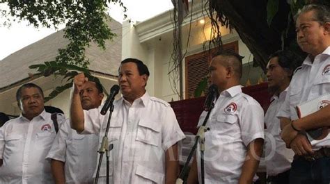 Elite Partai Pendukung Prabowo Bertemu Di Kertanegara Malam Ini Bahas