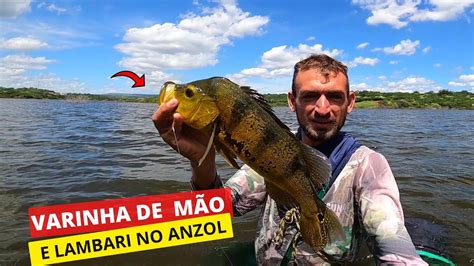 VEJA COMO PESCA TUCUNARÉ GRANDE NA VARAINHA DE MÃO Pescaria YouTube