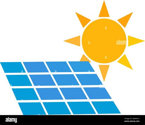 Photovoltaic Icon Solar Power Generation Solar Panels And Sun