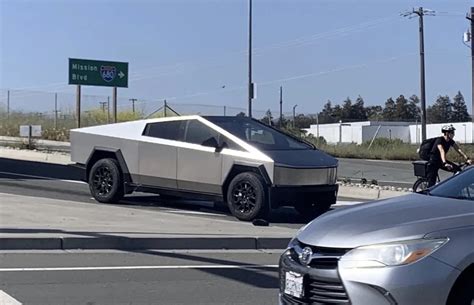 Latest Cybertruck Sighting From Fremont 4 25 23 Tesla Cybertruck