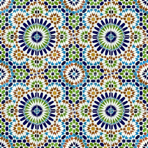 Moroccan Ceramic Tiles 20x20cm 12 Tiles In Set 05m2 Fara Etsy