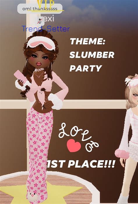 Dress To Impress Slumber Party Theme Roblox VIP In 2024 Dress To