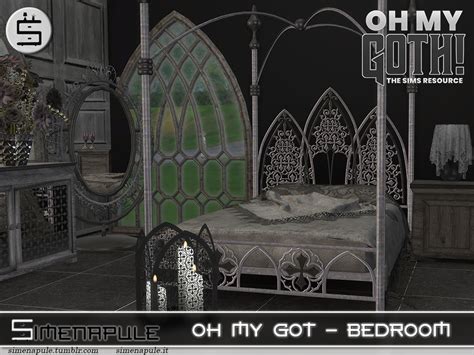 The Sims Resource Oh My Goth Bedroom