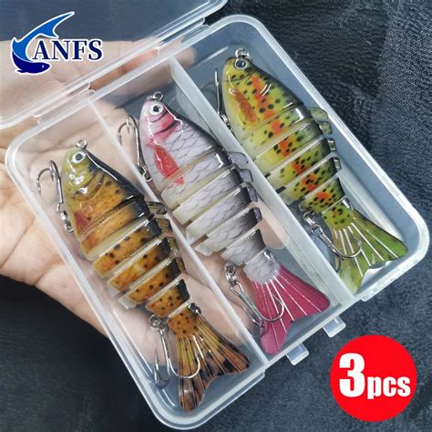 Multi Articulado Sinking Fishing Lures Bionic Isca Artificial Gua Doce