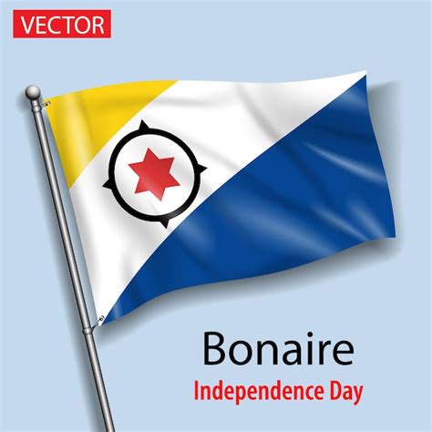 Premium Vector Bonaire Flag National Independence Day Vector Flags In