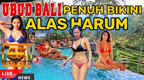 BALI INDONESIA 4K NGINTIP BULE BULE PADA BERENANG FULL BIKINI INFO BALI