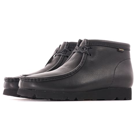 Clarks Leather Wallabee Boot Gore Tex In Black For Men Lyst