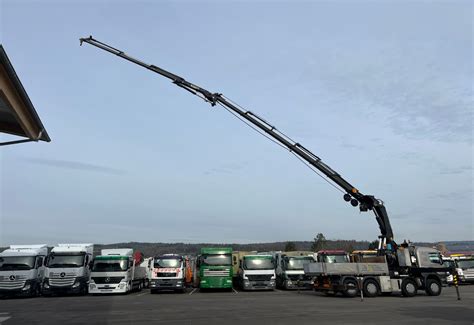 Trucktrade D 2001 Scania P124CB 580 V8 8x4 6 Effer 920 6S Crane