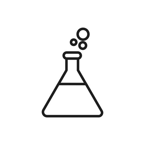 Chemical Flask Icon Vector