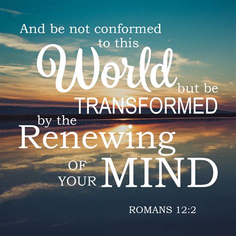 Inspirational Verse Of The Day Renewing Of Your Mind Bible Verses To Go