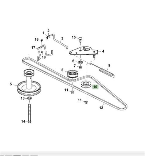 Visual Guide To John Deere Gt245 Mower Deck Belt Diagram