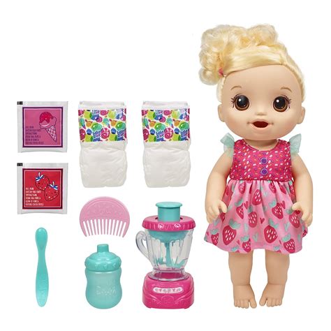 Baby Alive Magical Mixer Baby Doll Strawberry Shake With Blender