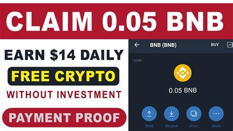 Claim Bnb Every Day Payment Proof Free Bnb Earning Site Free