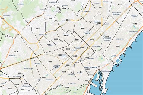 Mapas Digitales De C Digos Postales Secciones Censales Y Portales