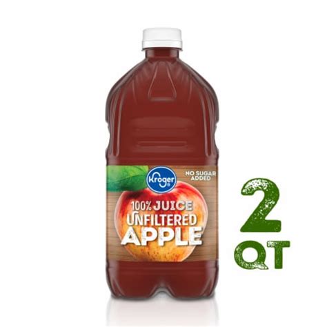 Kroger® Unfiltered 100 Apple Juice 64 Fl Oz Kroger