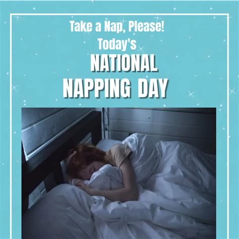 National Napping Day Template Postermywall