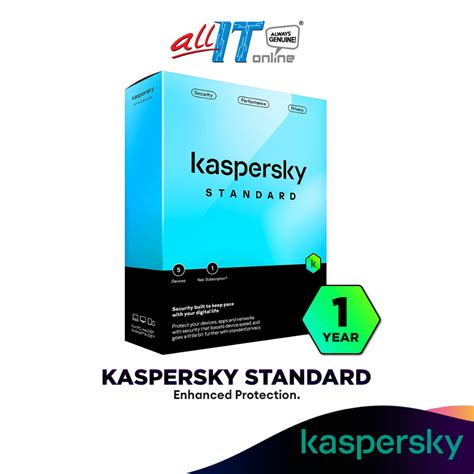 Kaspersky Standard Antivirus Security 1 Year 135 User Advanced