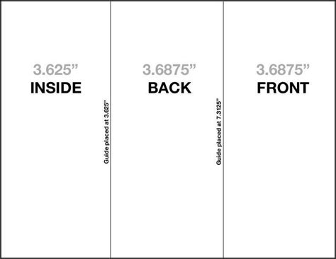 Ehrfürchtig Standard Tri Fold Brochure Size How to Setup A Trifold ...