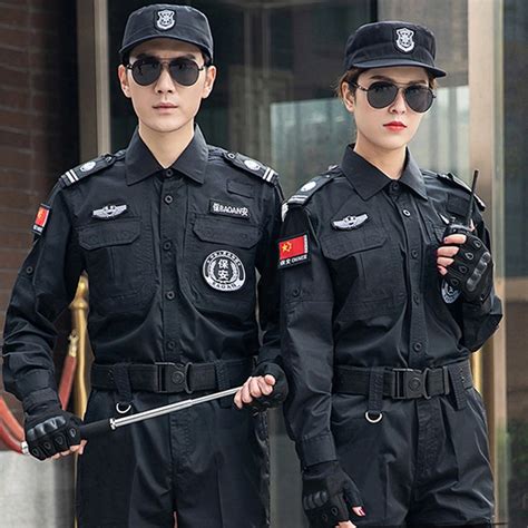 Military Police Uniform Long Sleeves Tricolor - China Police Uniform and Security Clothes price